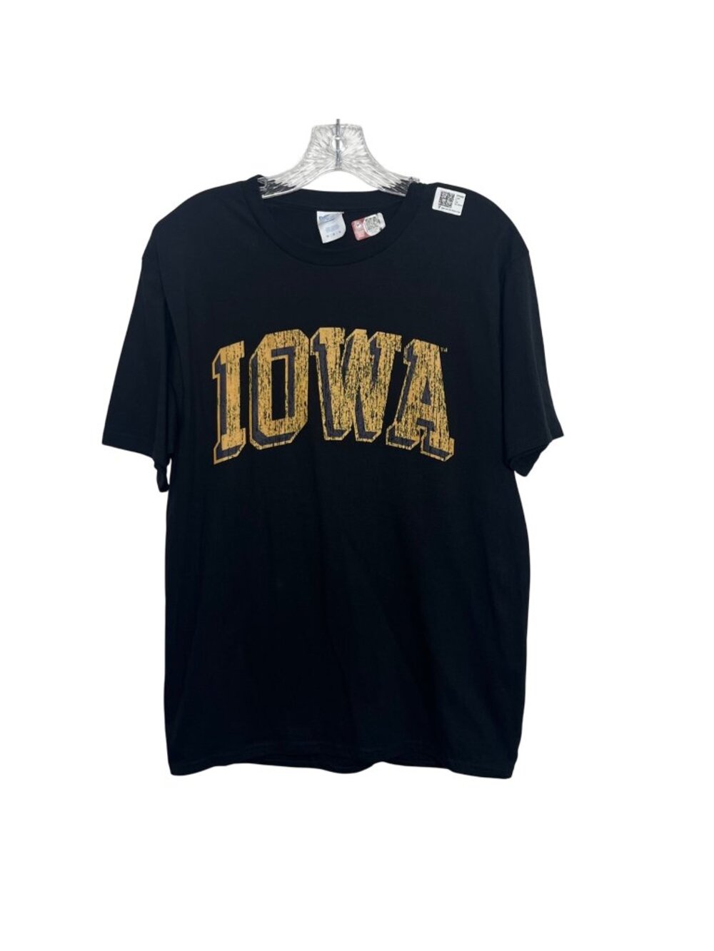 University of Iowa Hawkeyes Tshirt Mens Medium Black‎ New Port & Company
